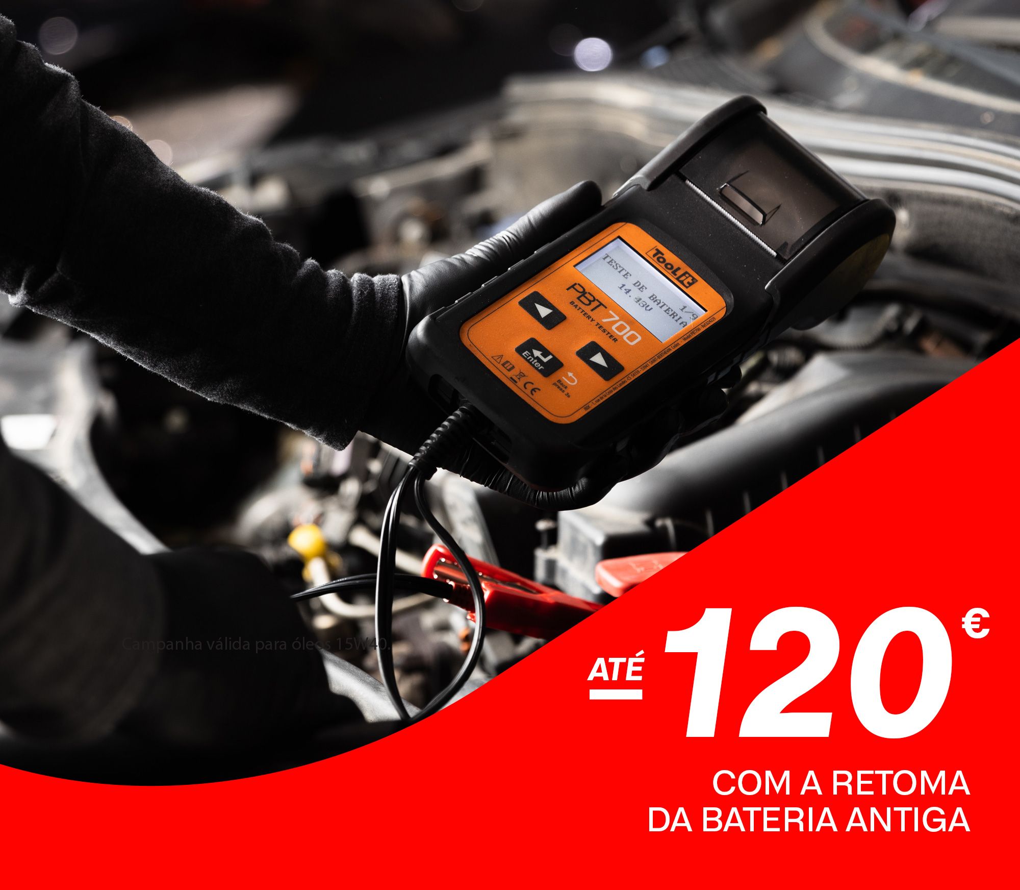 Campanha MyForce até -120€ numa bateria Tudor com retoma bateria antiga