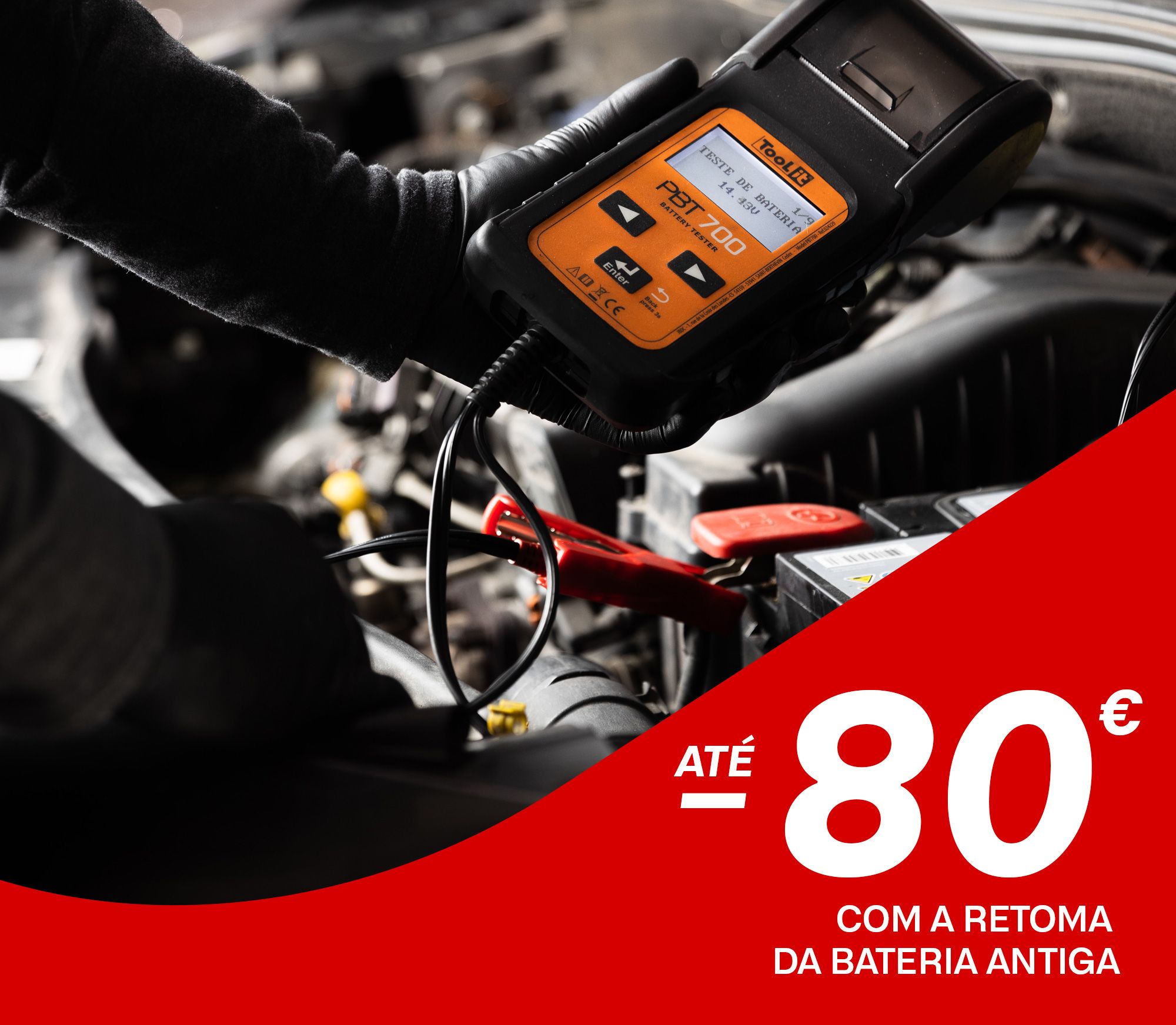 Campanha MyForce até -80€ numa bateria Tudor com retoma bateria antiga