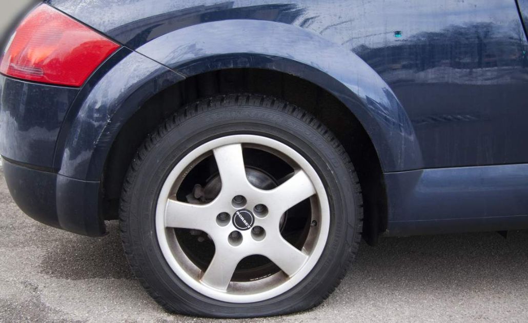 Furos e rebentamentos de pneus