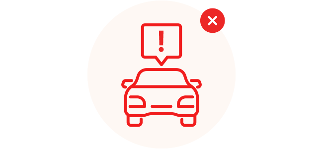 inspeção reprovada