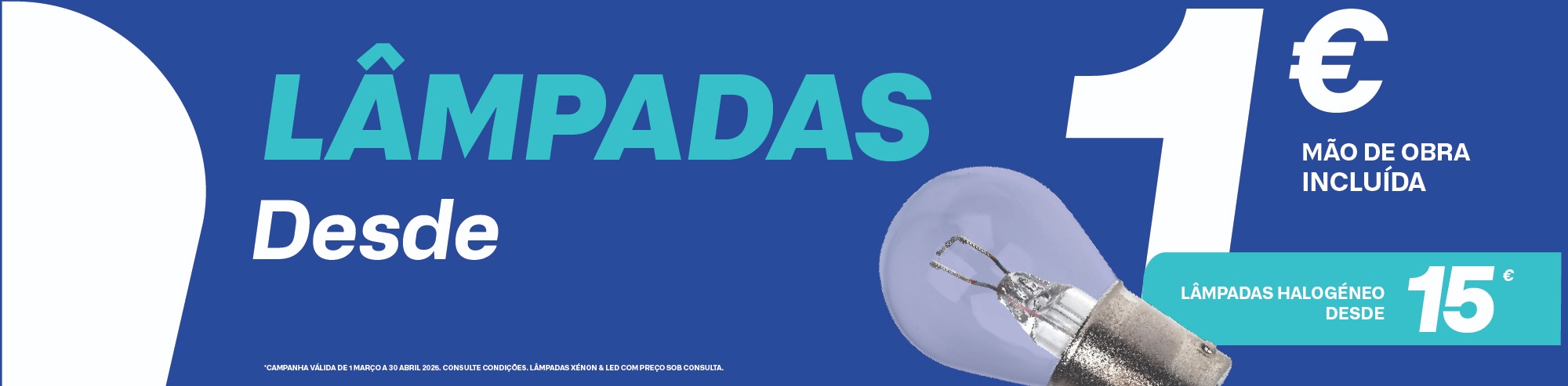 Banner Lâmpadas Auto